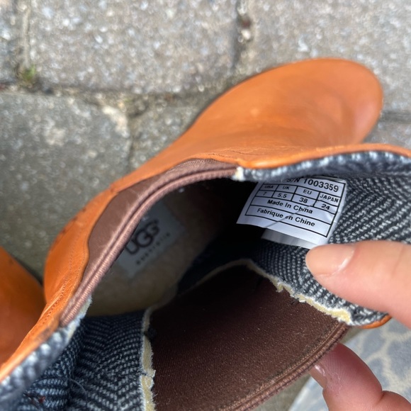 Ugg leather wedge boots - Picture 6 of 10